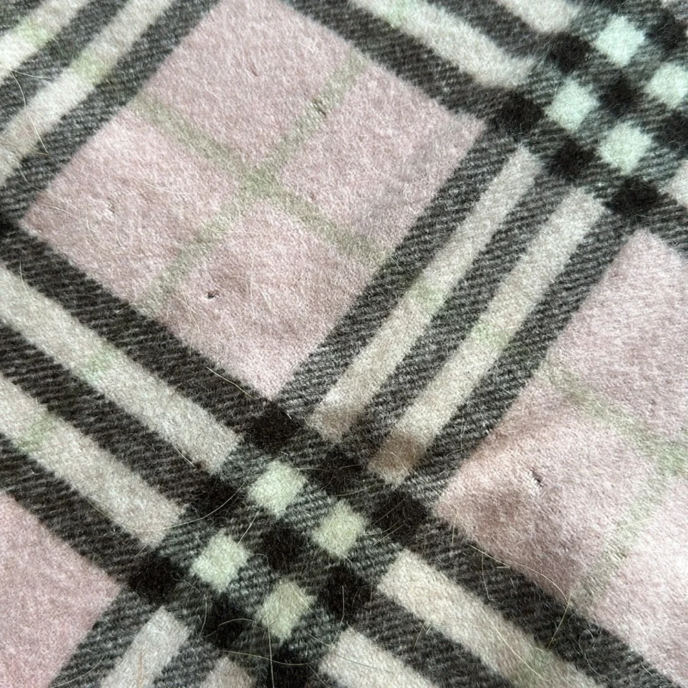 Burberry Classic Pink and Brown Check Scarf - Picture 3 of 3
